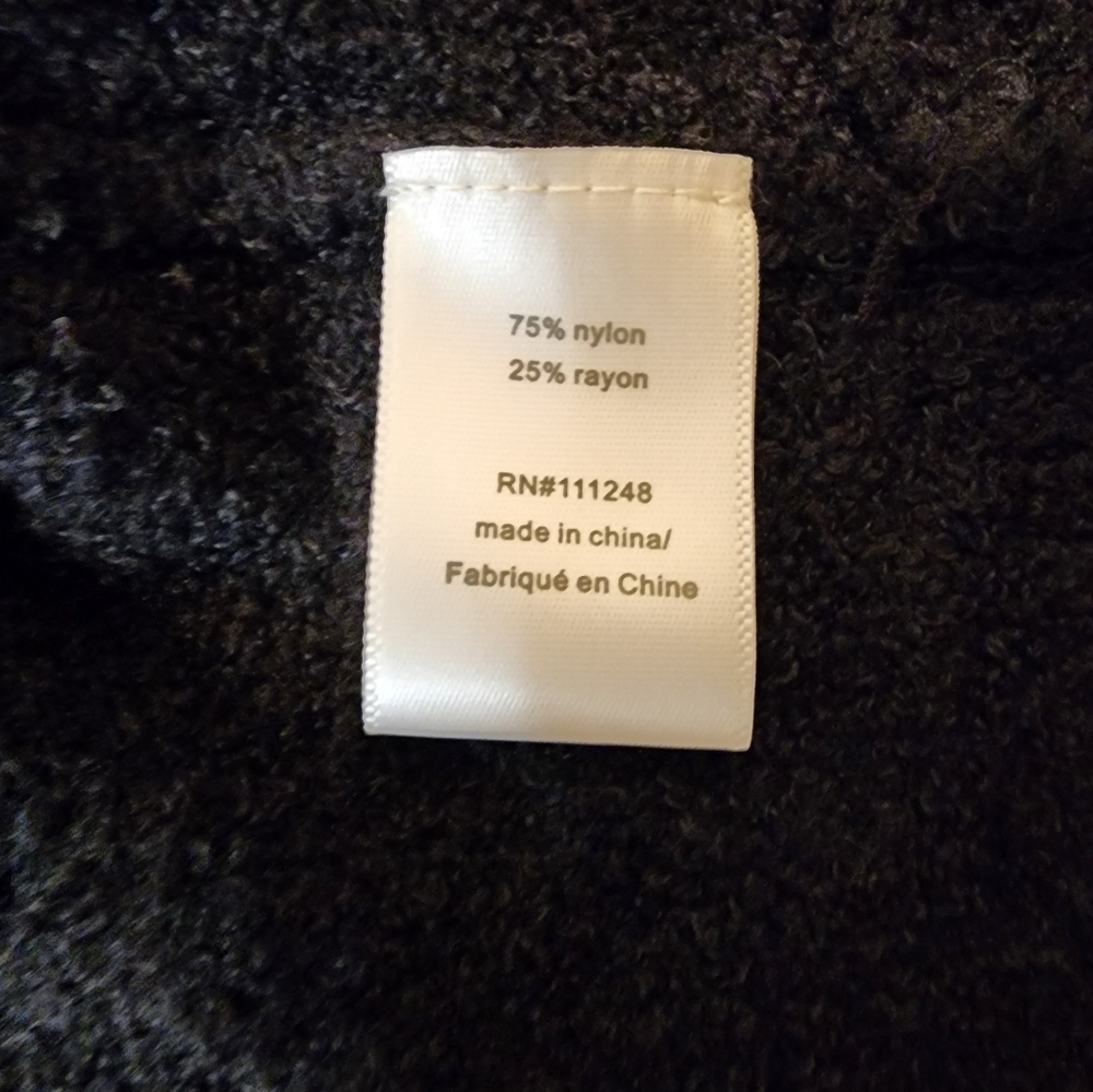 NWT Barefoot Dreams Cozychic Lite Circle Cardi Cardigan in Black Size Small Luxi - Picture 8 of 13